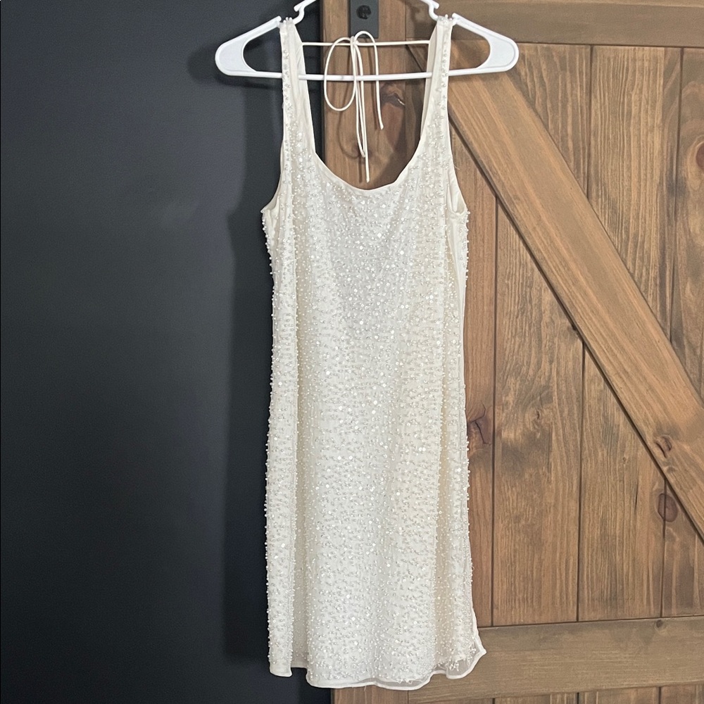 Abercrombie & Fitch White Mini Dress